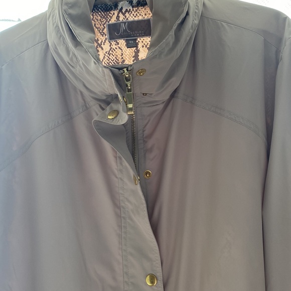 NWT - JM Collection water resistant hooded jacket - size 3X - Picture 3 of 7